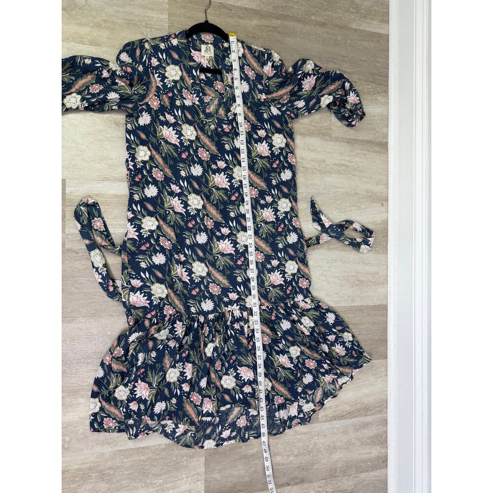 DRA Los Angeles Floral Boho belted Midi Dress size XS - Picture 8 of 8